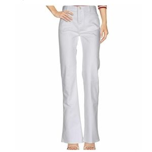 NWT Sonia by Sonia Rykiel High-Rise Wide Leg White Jeans SZ 38/6